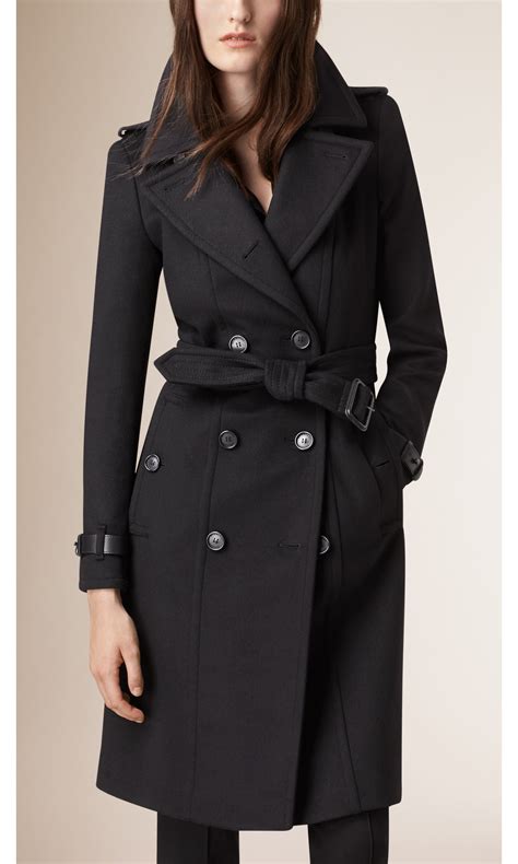 burberry wool trench coat.